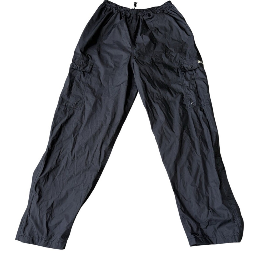 STEARNS Mens Size XL Black Cargo Pocket Mesh Lined Nylon Fishing Pants Dry Wear‎